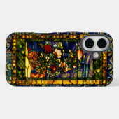 Coques Case-Mate iPhone Verre vintage Floral (Verso (horizontal))