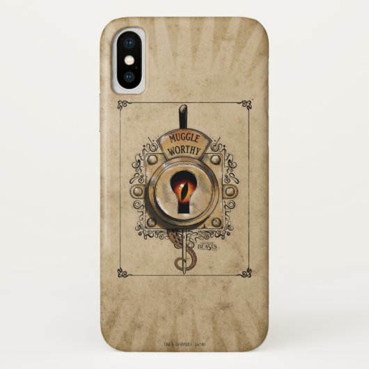 Coques Case-Mate iPhone Verrouillage MUGGLE WORTHY™ (Dos)