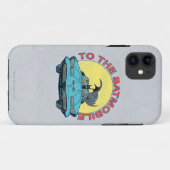 Coques Case-Mate iPhone Vers Batmobile - Icône Distressed (Dos (Horizontal))