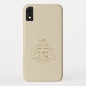 Coques Case-Mate iPhone Vers de bible de John 3v16 (Dos)