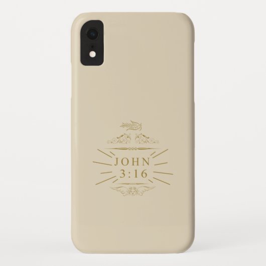 Coques Case-Mate iPhone Vers de bible de John 3v16 (Dos)