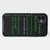 Coques Case-Mate iPhone vers fait sur commande de bible de conception (Dos (Horizontal))