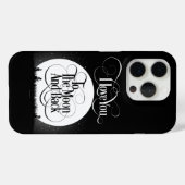 Coques Case-Mate iPhone Vers La Lune Et Retour (Verso (horizontal))
