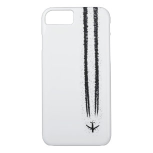 Coque Case-Mate Pour iPhone Vers le haut de dans le Contrail de ciel/avion de