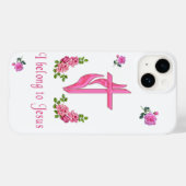 Coques Case-Mate iPhone Verset biblique (Verso (horizontal))