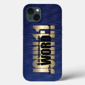 Coques Case-Mate iPhone Verset biblique - Jean 1:1 (Verso)