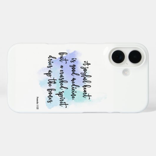 Coques Case-Mate iPhone Verset biblique moderne (Verso (horizontal))