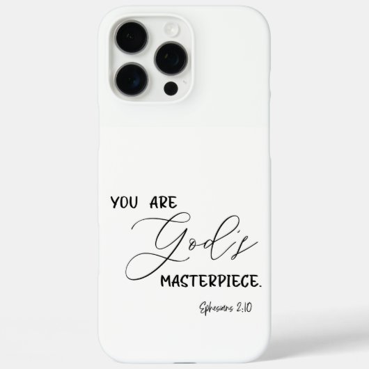 Coques Case-Mate iPhone Verset de la Bible moderne (Verso)