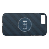Coques Case-Mate iPhone Version faite sur commande 2,0 de monogramme de (Dos (Horizontal))