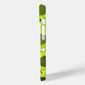 Coques Case-Mate iPhone Vert à motifs (Verso / Gauche)