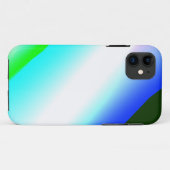 Coques Case-Mate iPhone Vert bleu arc-en-ciel texture abstraite motif art (Dos (Horizontal))