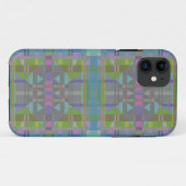 Coques Case-Mate iPhone Vert bleu violet géométrique (Dos (Horizontal))