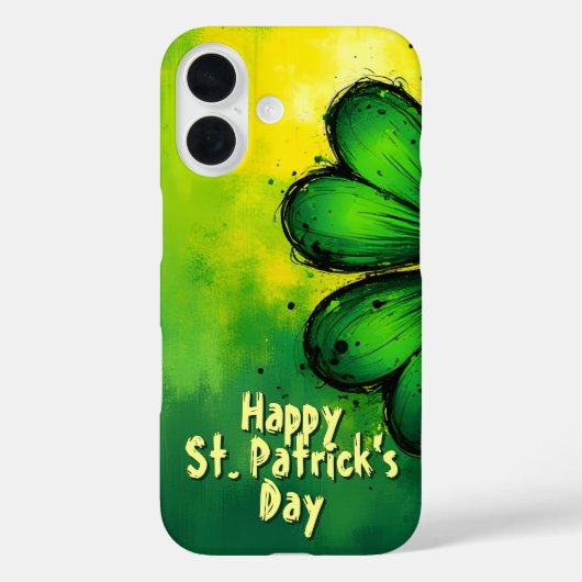 Coques Case-Mate iPhone Vert, Bonheur & Joie - Bonne Saint-Patrick ! (Verso)