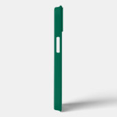 Coques Case-Mate iPhone Vert bouteille (couleur solide) (Verso / Droite)