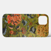 Coques Case-Mate iPhone Vert brocade chinois (Verso (horizontal))