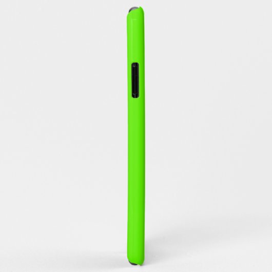 Coques Case-Mate iPhone Vert citron (Dos/Droite)