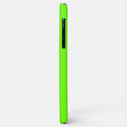 Coques Case-Mate iPhone Vert citron (Dos/Gauche)