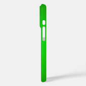 Coques Case-Mate iPhone Vert citron vert, ton nom et ton nom (Verso / Gauche)