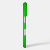 Coques Case-Mate iPhone Vert citron vert, ton nom et ton nom (Verso / Droite)