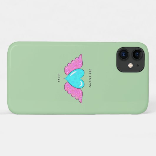 Coques Case-Mate iPhone vert clair (Dos (Horizontal))