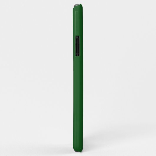 Coques Case-Mate iPhone Vert conifère solide (Dos/Droite)