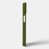Coques Case-Mate iPhone Vert de l'armée (Verso / Droite)