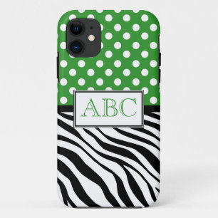 Case-Mate iPhone Case Vert de point de polka et cas de l'iPhone 5