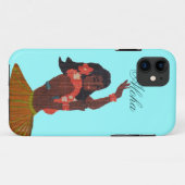 Coques Case-Mate iPhone Vert de Seafoam de danseur de danse polynésienne (Dos (Horizontal))