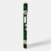 Coques Case-Mate iPhone Vert émeraude et verre d'ivoire (Verso / Droite)