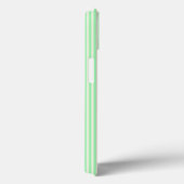 Coques Case-Mate iPhone Vert et beige cinq rayures motif (Verso / Droite)