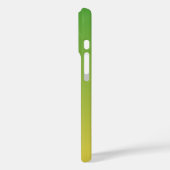Coques Case-Mate iPhone Vert et jaune foncé personnalisé (Verso / Gauche)