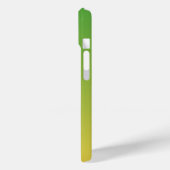 Coques Case-Mate iPhone Vert et jaune foncé personnalisé (Verso / Gauche)