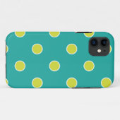 Coques Case-Mate iPhone Vert et pois de chaux (Dos (Horizontal))