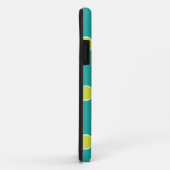 Coques Case-Mate iPhone Vert et pois de chaux (Dos/Droite)