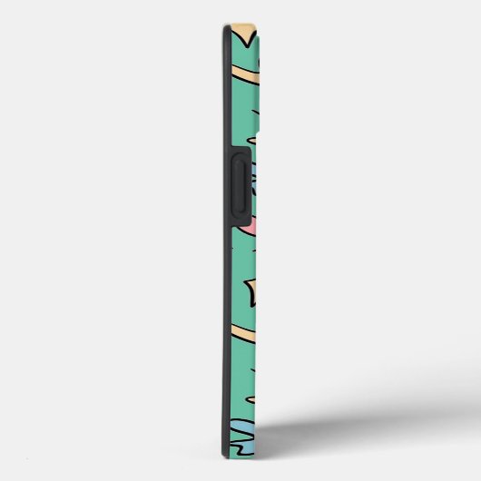 Coques Case-Mate iPhone Vert Feuille Pastel (Verso / Droite)