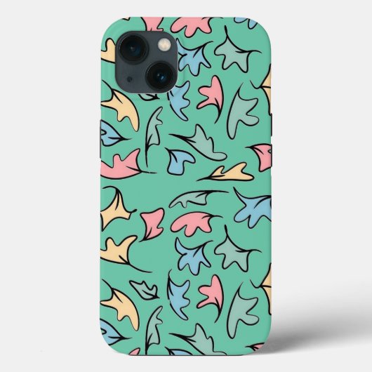 Coques Case-Mate iPhone Vert Feuille Pastel (Verso)