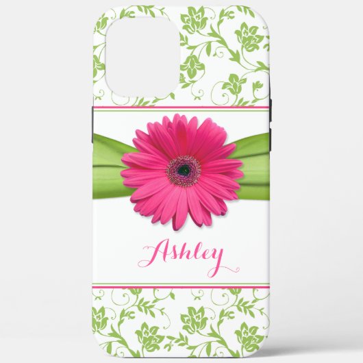 Coques Case-Mate iPhone Vert Floral Damask rose Gerber Daisy iPhone 5 (Verso)