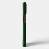 Coques Case-Mate iPhone Vert foncé (Verso / Droite)