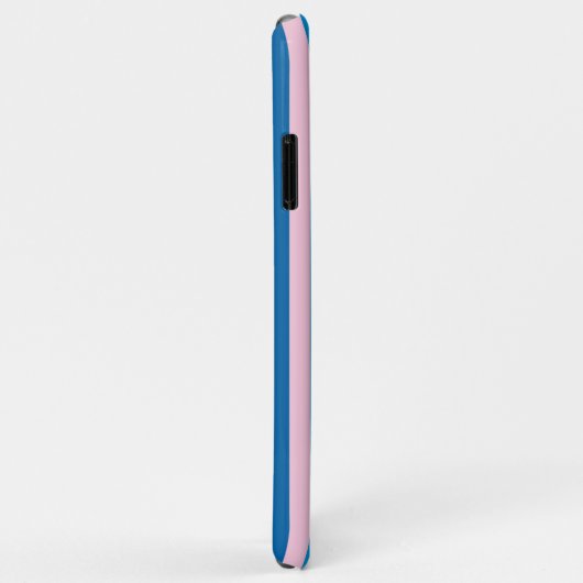 Coques Case-Mate iPhone Vert/Gris/Beige/Rose/Violet/Bleu monogramme (Dos/Droite)