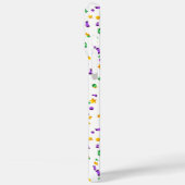 Coques Case-Mate iPhone Vert jaune pourpre Mardi Gras fleur de lis (Verso / Gauche)