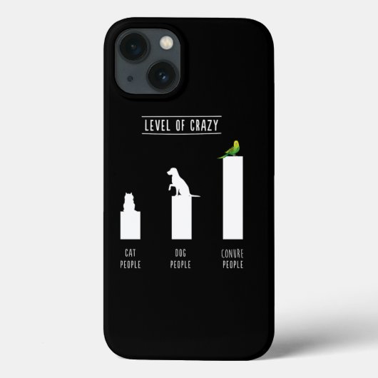 Coques Case-Mate iPhone Vert Joue Conure Niveau De Fou Conure (Verso)
