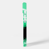 Coques Case-Mate iPhone Vert menthe impression graphique animal noir (Verso / Gauche)