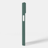 Coques Case-Mate iPhone Vert moderne initial minimal contemporain (Verso / Droite)