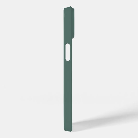 Coques Case-Mate iPhone Vert moderne initial minimal contemporain (Verso / Droite)