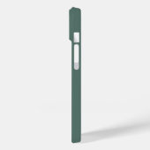Coques Case-Mate iPhone Vert moderne initial minimal contemporain (Verso / Gauche)
