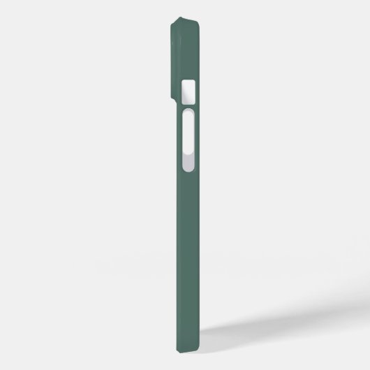 Coques Case-Mate iPhone Vert moderne initial minimal contemporain (Verso / Gauche)