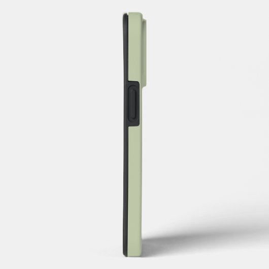 Coques Case-Mate iPhone Vert moderne | Initiale personnelle (Verso / Droite)
