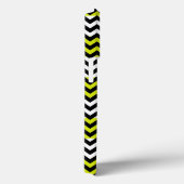 Coques Case-Mate iPhone Vert noir blanc Chevron Zigzag (Verso / Droite)