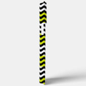 Coques Case-Mate iPhone Vert noir blanc Chevron Zigzag (Verso / Droite)