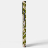 Coques Case-Mate iPhone Vert olive et motif mandala pastel (Verso / Gauche)